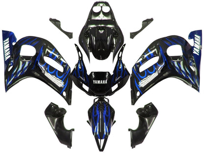 1998-2002 Fairings Yamaha YZF-R6 Black & Blue Flame R6  Generic
