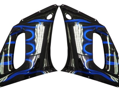1998-2002 Fairings Yamaha YZF-R6 Black & Blue Flame R6  Generic