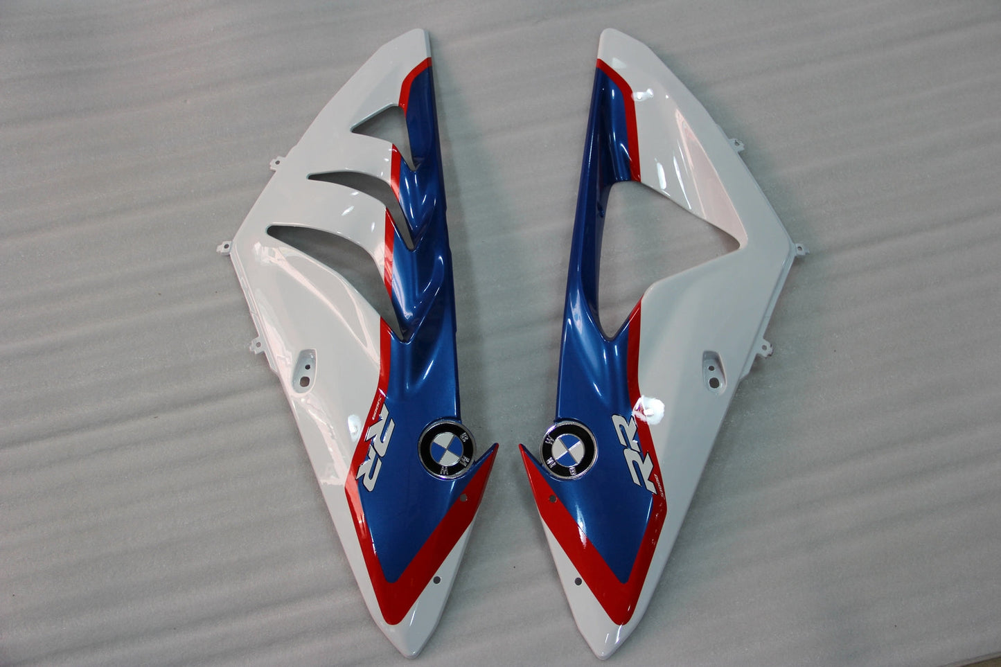 2009-2014 Fairings for BMW S1000RR White Black SRR  Generic