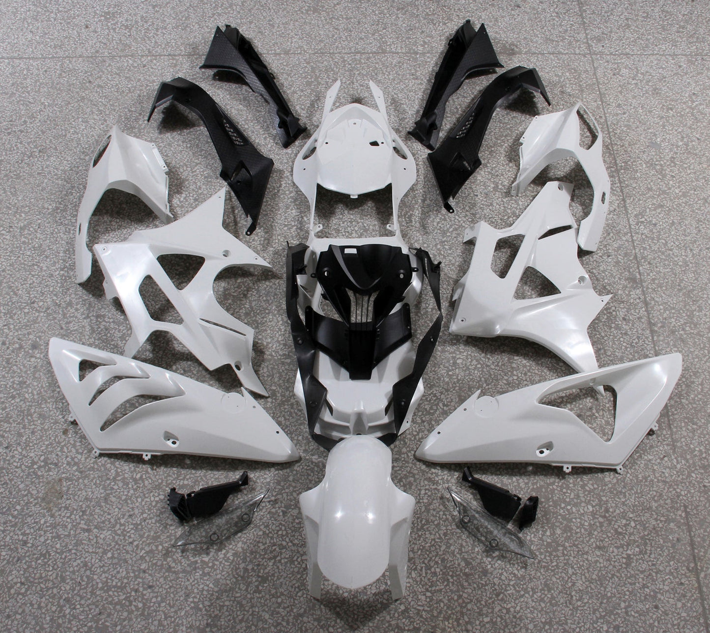2009-2014 Fairings for BMW S1000RR White SRR  Generic