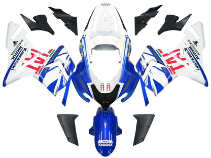 2004-2005 Fairings Kawasaki ZX 10R Blue White FIAT  Generic