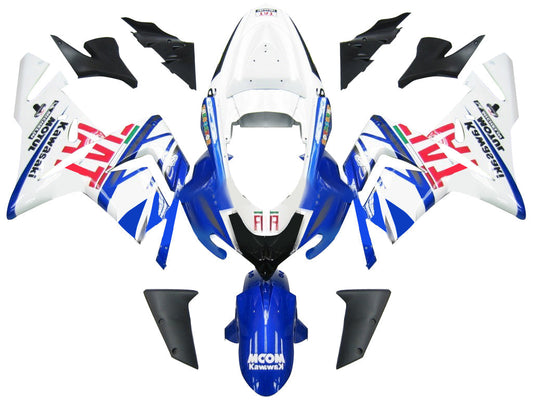 2004-2005 Fairings Kawasaki ZX 10R Blue White FIAT  Generic