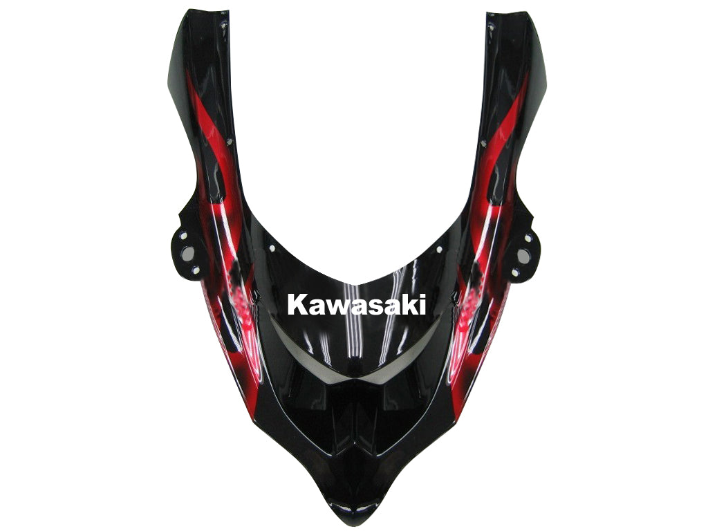 2004-2005 Fairing Kawasaki ZX 10R Black & Red Flame Ninja  Generic