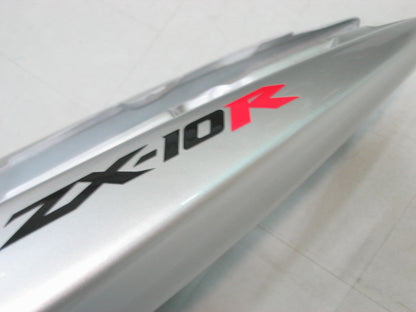 2004-2005 Fairings Kawasaki ZX 10R Silver Black Ninja  Generic
