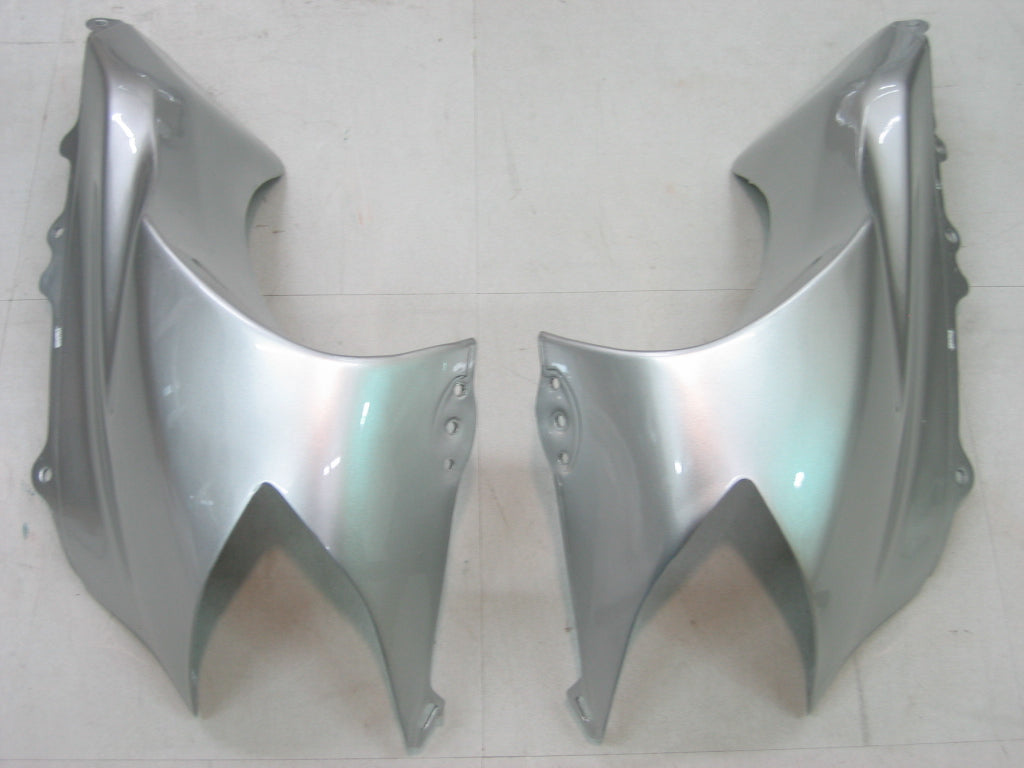 2004-2005 Fairings Kawasaki ZX 10R Silver Black Ninja  Generic