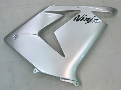2004-2005 Fairings Kawasaki ZX 10R Silver Black Ninja  Generic