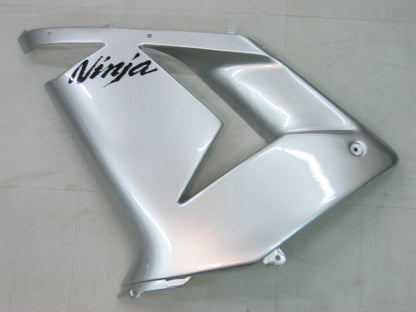 2004-2005 Fairings Kawasaki ZX 10R Silver Black Ninja  Generic