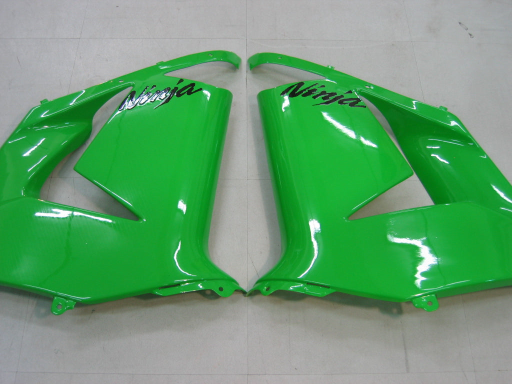 2004-2005 Fairings Kawasaki ZX 10R Green Black Ninja  Generic