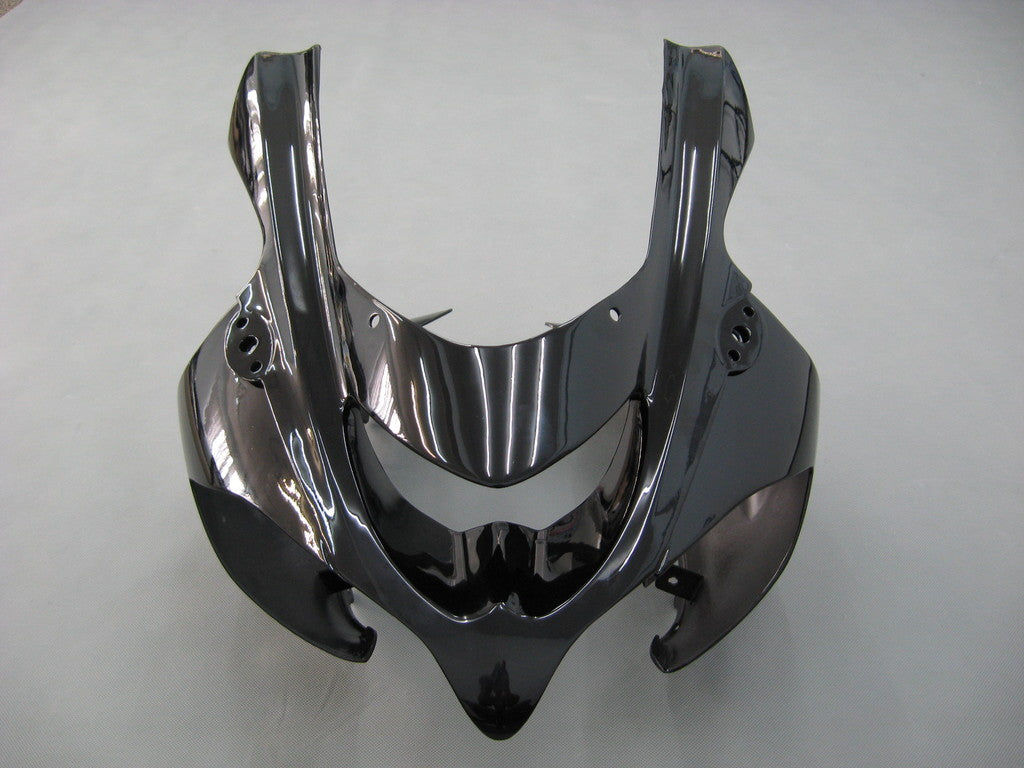 2004-2005 Fairings Kawasaki ZX 10R Black & Silver Flame Ninja  Generic