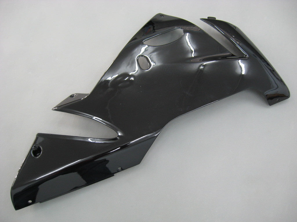 2004-2005 Fairings Kawasaki ZX 10R Black & Silver Flame Ninja  Generic