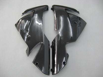 2004-2005 Fairings Kawasaki ZX 10R Black & Silver Flame Ninja  Generic