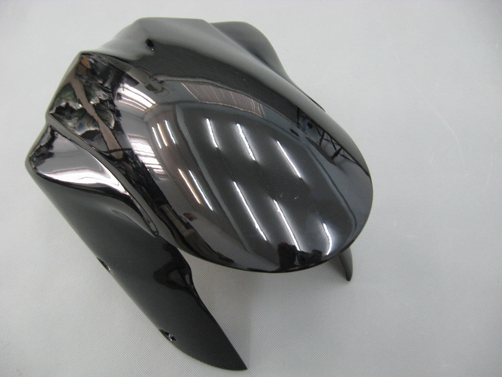 2004-2005 Fairings Kawasaki ZX 10R Black & Silver Flame Ninja  Generic