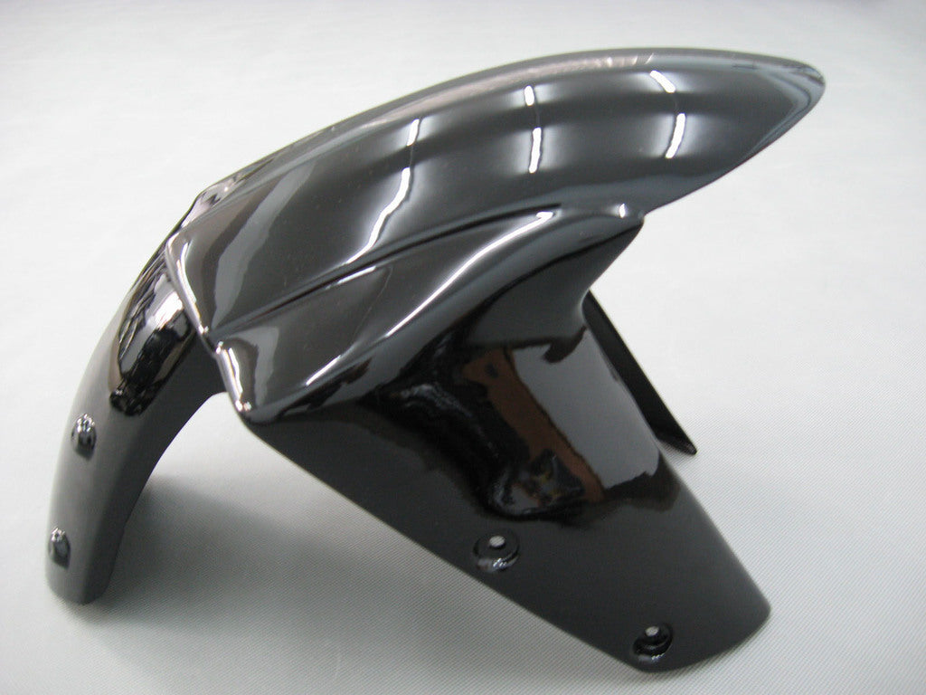 2004-2005 Fairings Kawasaki ZX 10R Black & Silver Flame Ninja  Generic