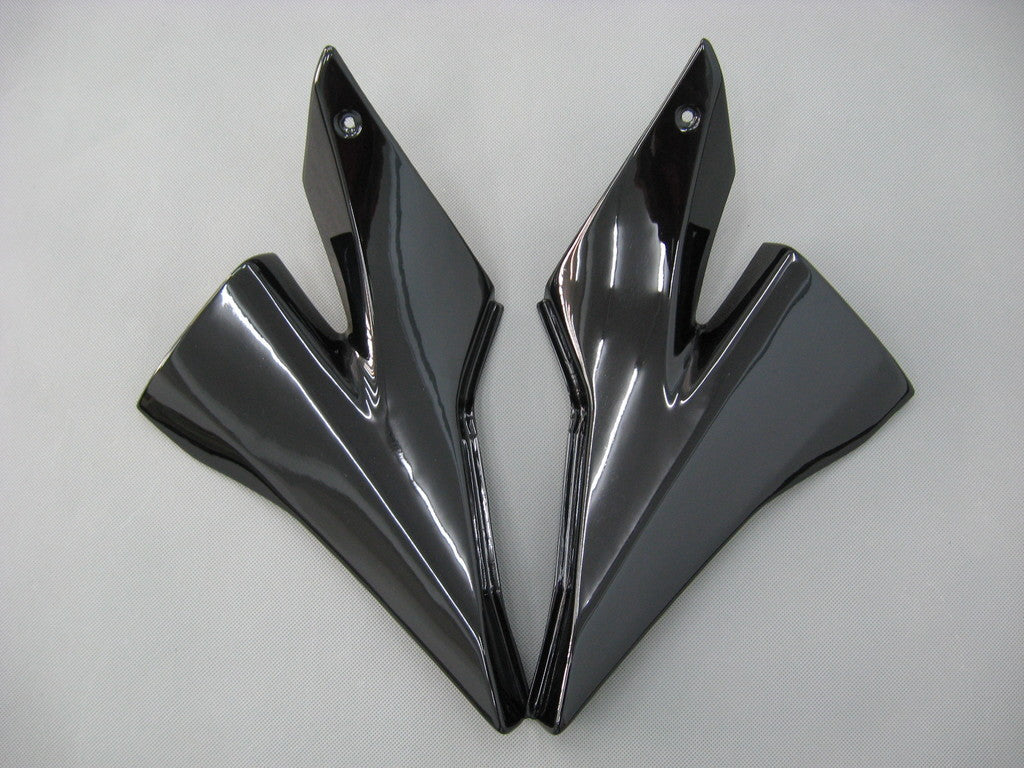 2004-2005 Fairings Kawasaki ZX 10R Black & Silver Flame Ninja  Generic
