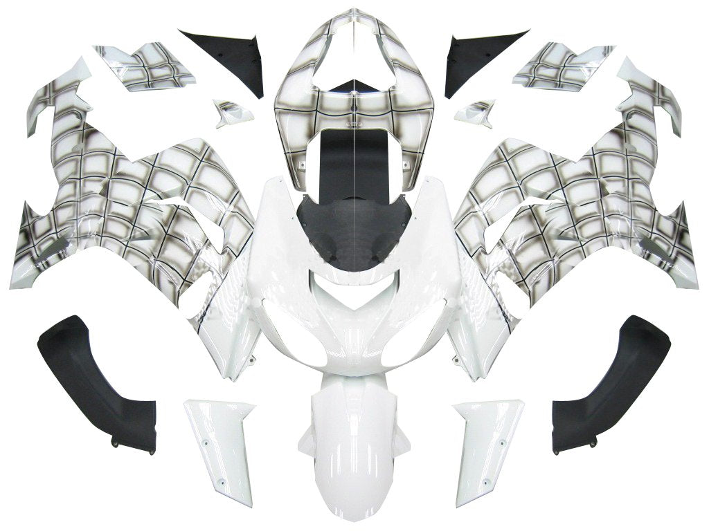 2006-2007 Ninja ZX10R Bodywork Fairing ABS Injection Molded Plastics Set 17 Color Generic