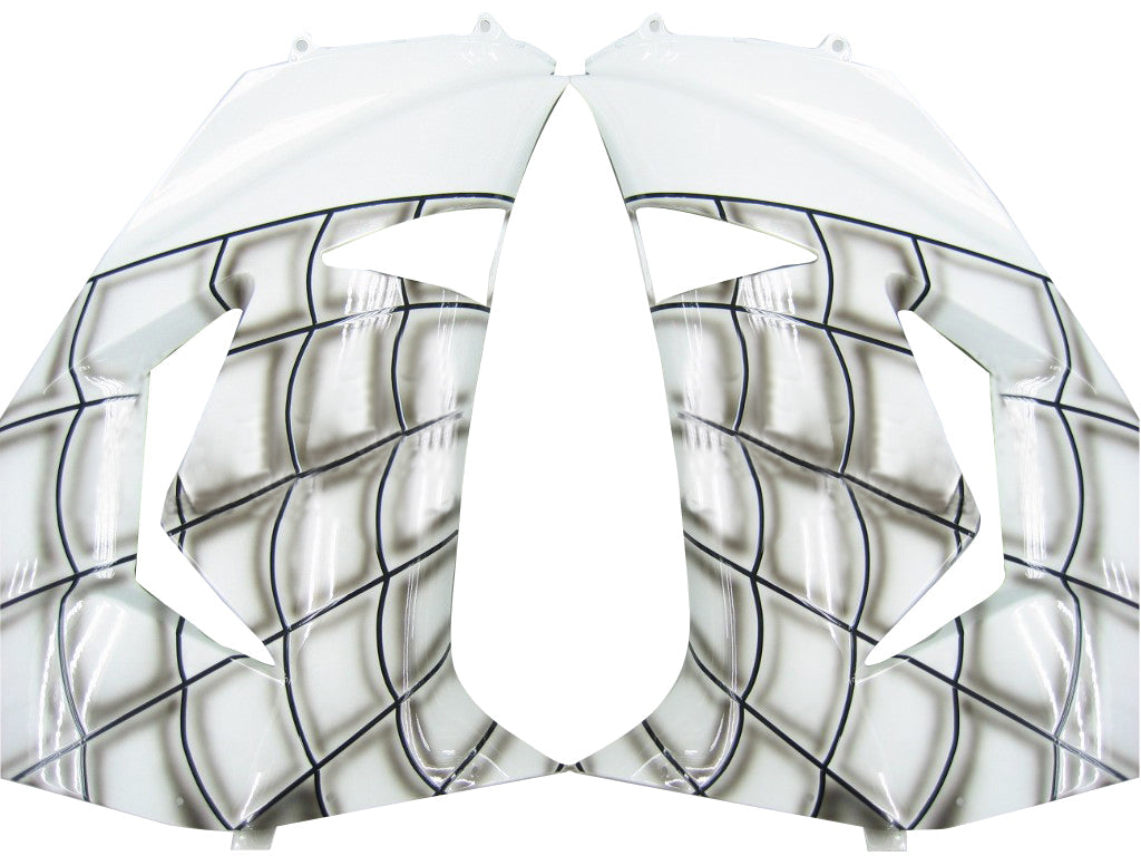 2006-2007 Fairings Kawasaki ZX 10R White Spiderman  Generic