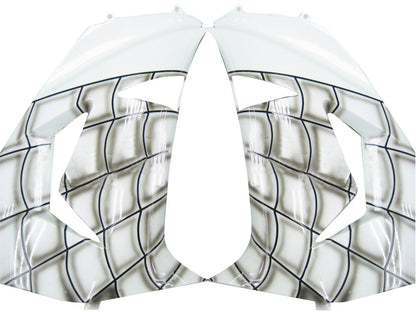 2006-2007 Fairings Kawasaki ZX 10R White Spiderman  Generic