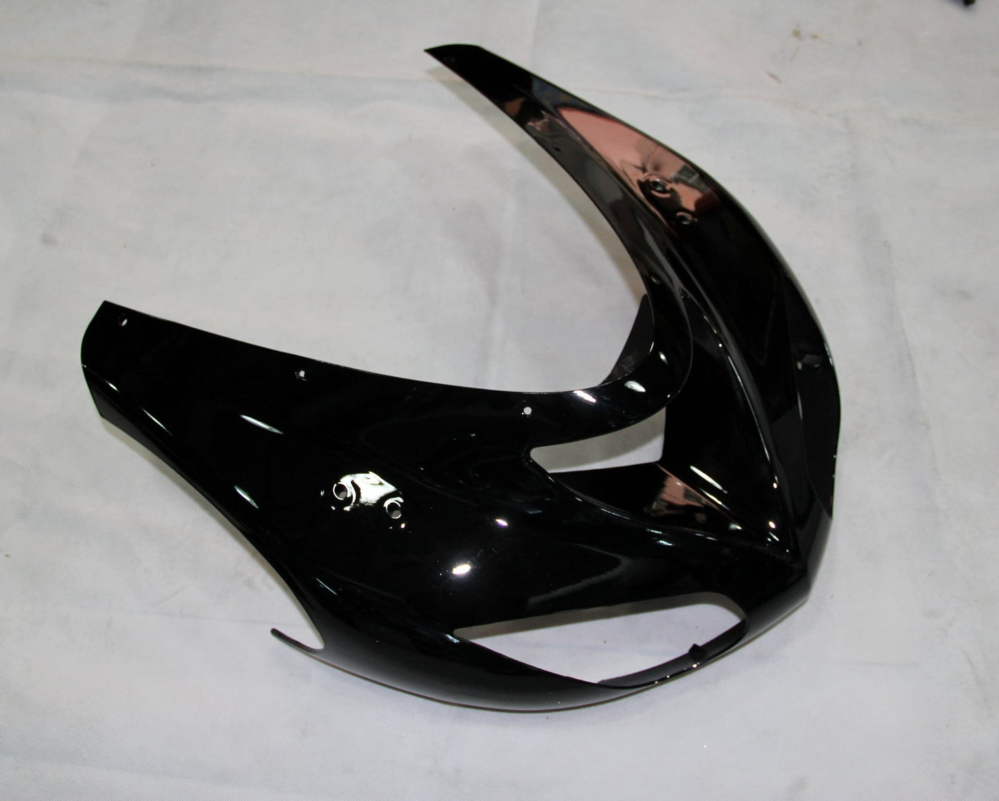 2006-2007 Fairings Kawasaki ZX 10R Black Red Flame  Generic
