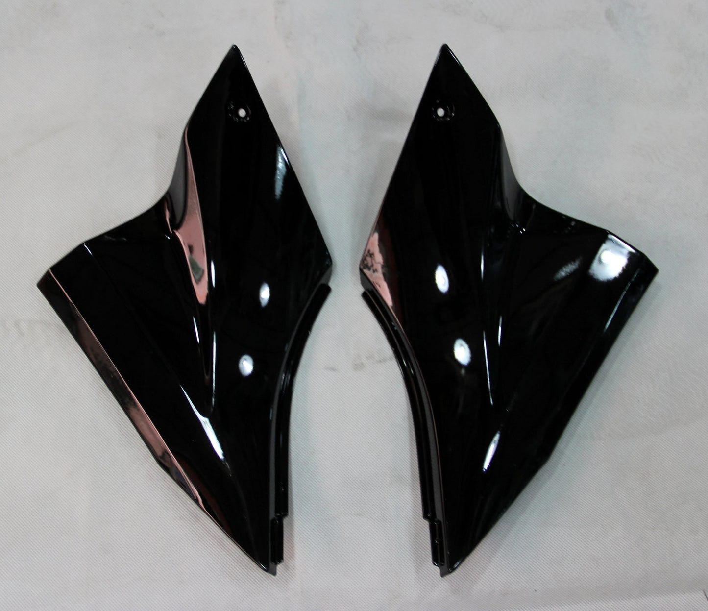 2006-2007 Fairings Kawasaki ZX 10R Black Red Flame  Generic
