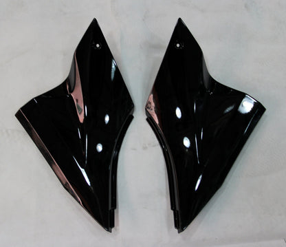 2006-2007 Fairings Kawasaki ZX 10R Black Red Flame  Generic