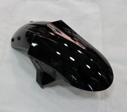 2006-2007 Fairings Kawasaki ZX 10R Black Red Flame  Generic