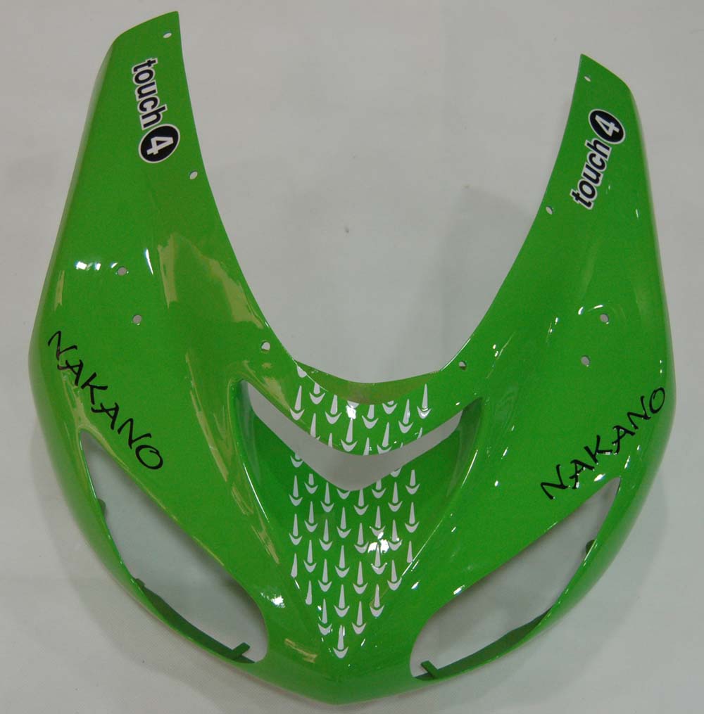 2006-2007 Fairings Kawasaki ZX 10R Green Black No.56 Nakano  Generic