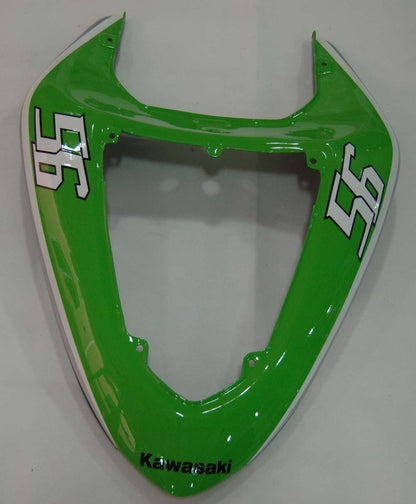 2006-2007 Fairings Kawasaki ZX 10R Green Black No.56 Nakano  Generic