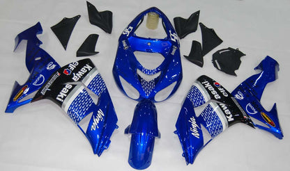 2006-2007 Fairings Kawasaki ZX 10R Blue Black No.56 Nakano  Generic
