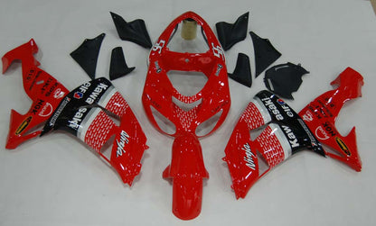 2006-2007 Fairings Kawasaki ZX 10R Red Black No.56 Nakano  Generic