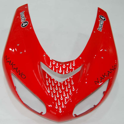 2006-2007 Fairings Kawasaki ZX 10R Red Black No.56 Nakano  Generic
