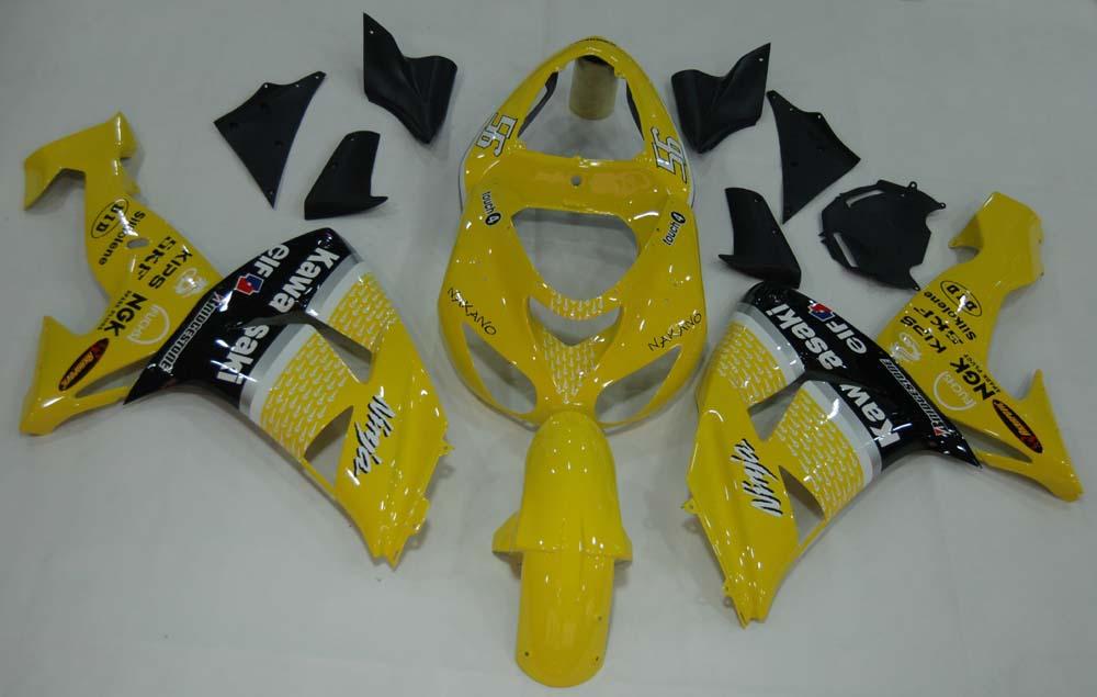 2006-2007 Ninja ZX10R Bodywork Fairing ABS Injection Molded Plastics Set 17 Color Generic