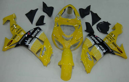 2006-2007 Fairings Kawasaki ZX 10R Yellow Black No.56 Nakano  Generic