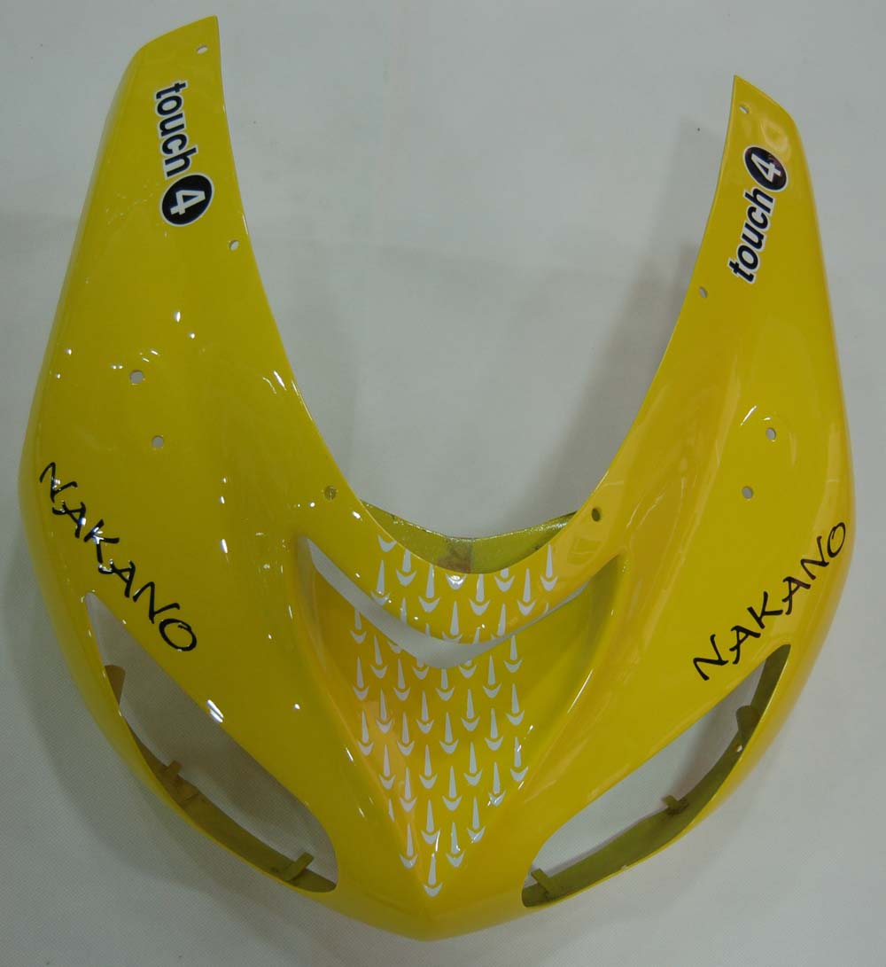 2006-2007 Fairings Kawasaki ZX 10R Yellow Black No.56 Nakano  Generic