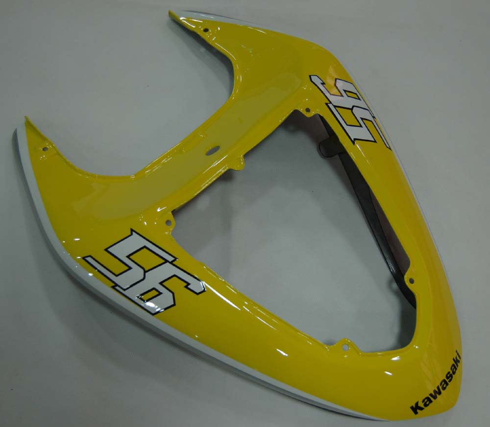 2006-2007 Fairings Kawasaki ZX 10R Yellow Black No.56 Nakano  Generic