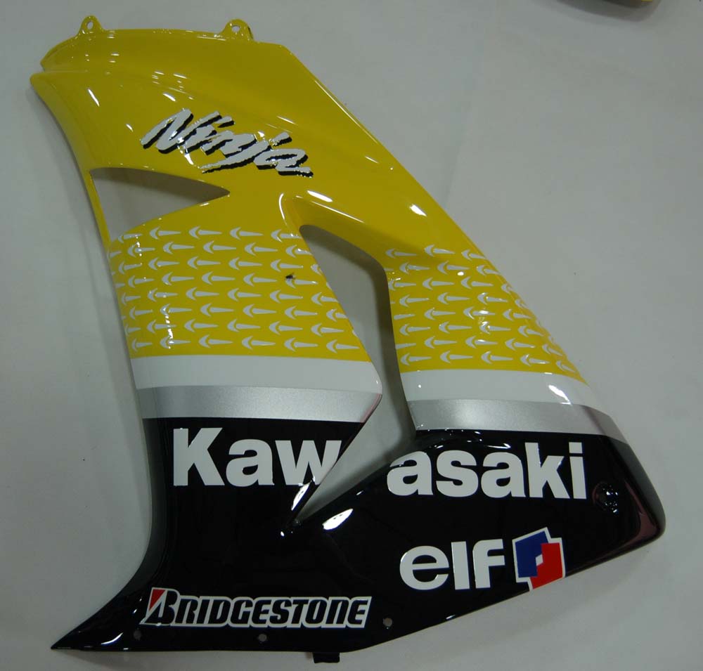 2006-2007 Fairings Kawasaki ZX 10R Yellow Black No.56 Nakano  Generic