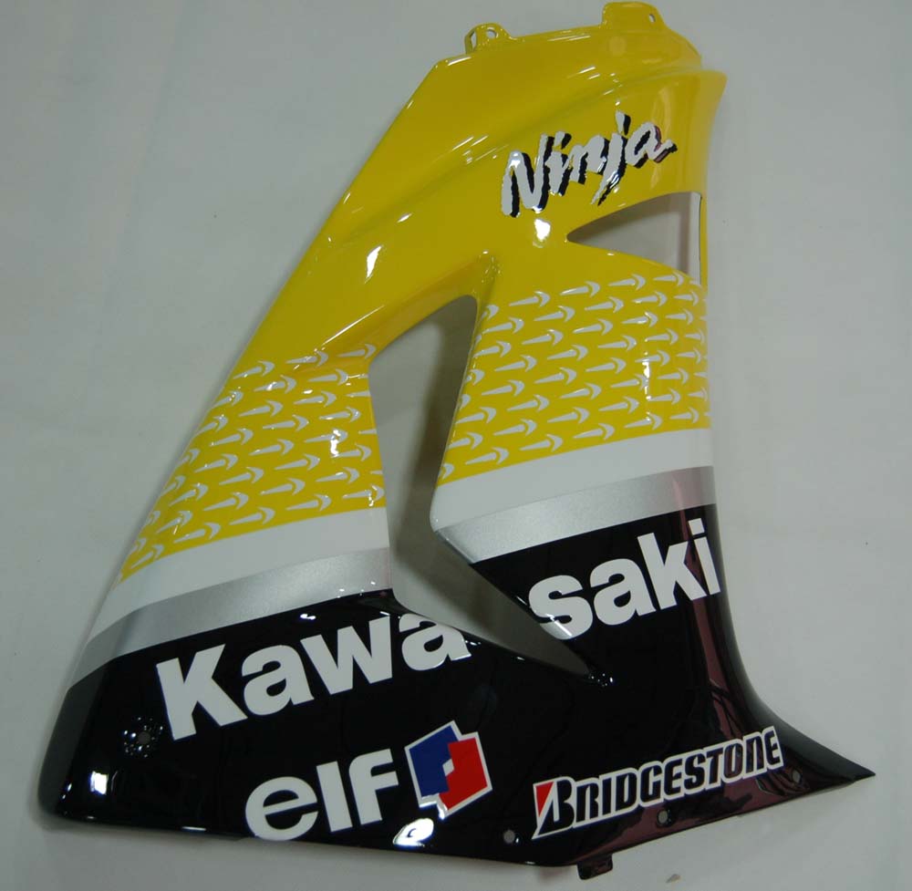 2006-2007 Fairings Kawasaki ZX 10R Yellow Black No.56 Nakano  Generic