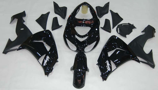 2006-2007 Fairings Kawasaki ZX 10R Black Ninja  Generic