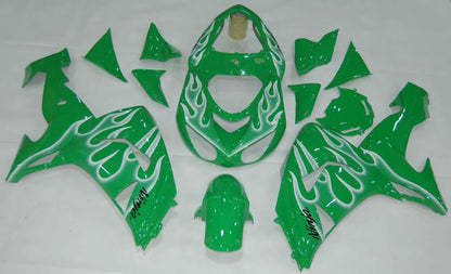 2006-2007 Ninja ZX10R Bodywork Fairing ABS Injection Molded Plastics Set 17 Color Generic