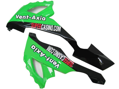 2008-2010 Fairings Kawasaki ZX10R Green Black ZX10R  Generic