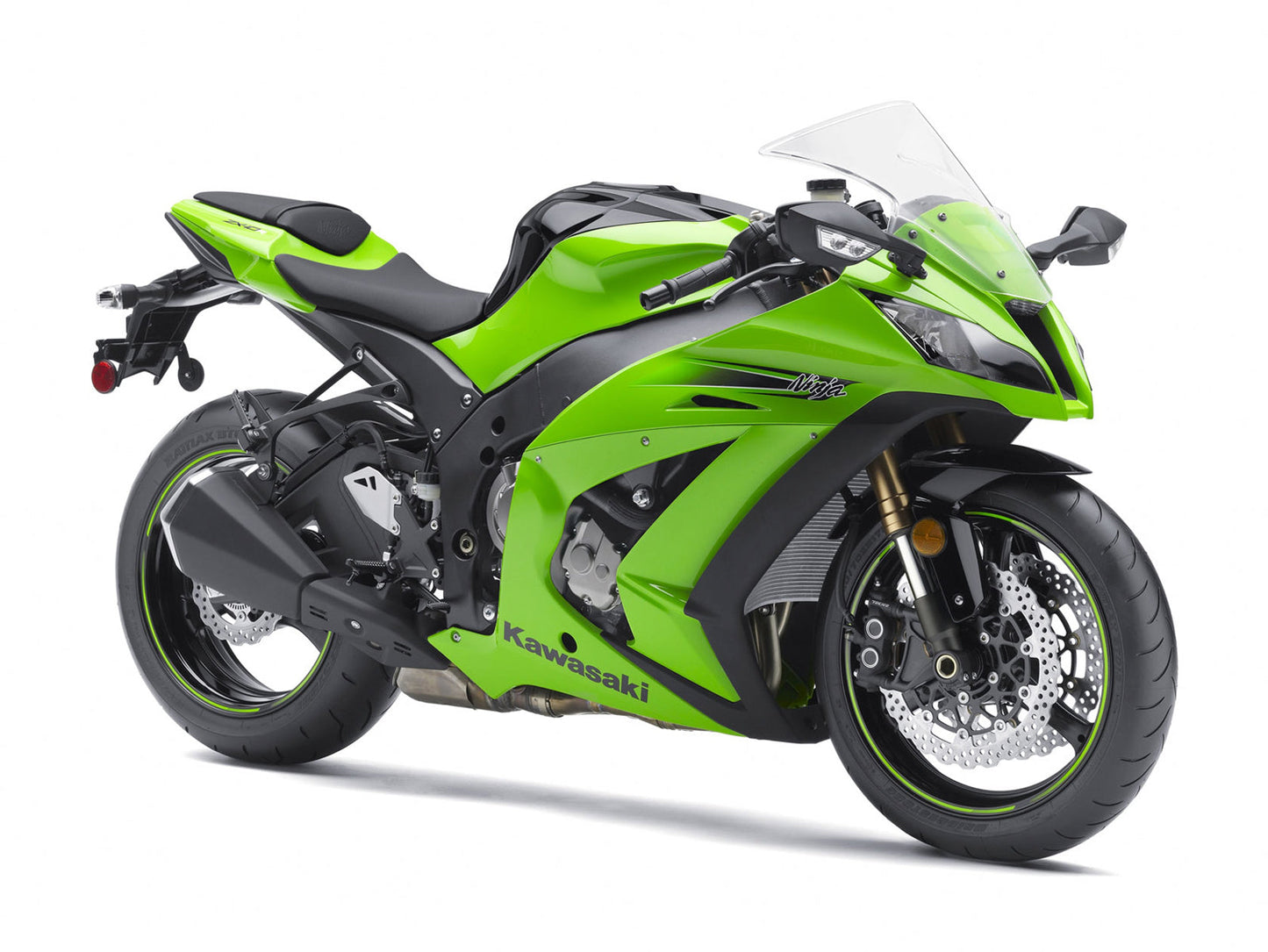 2011-2015 Fairings Plastics Kawasaki ZX10R Ninja Green Generic
