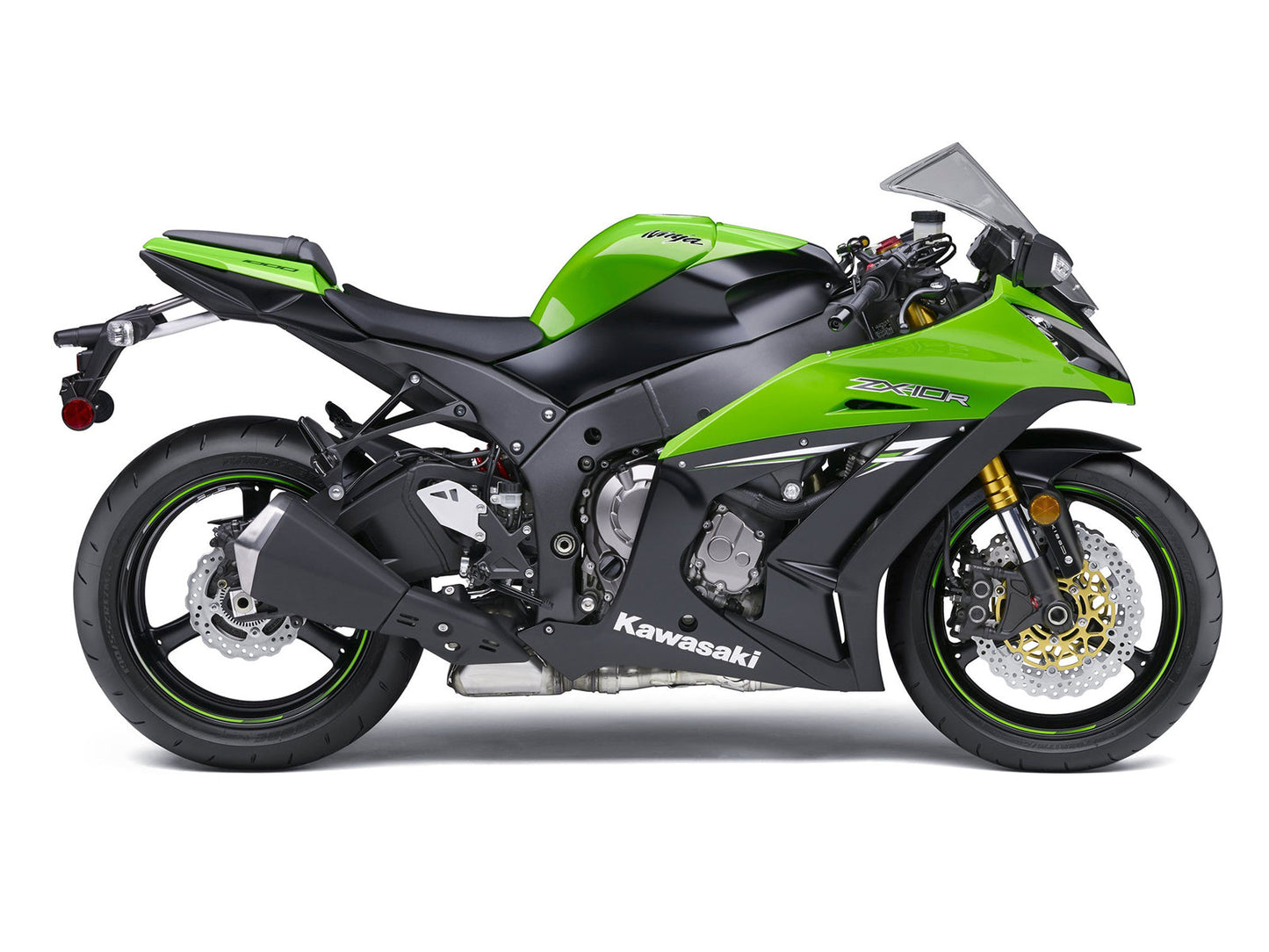 2011-2015 Fairings Plastics Kawasaki ZX10R Ninja Green Black ZX10R  Generic