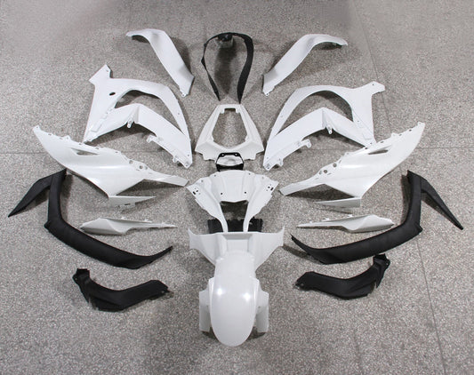 2011-2015 Fairings Plastics Kawasaki ZX10R Ninja White ZX10R  Generic