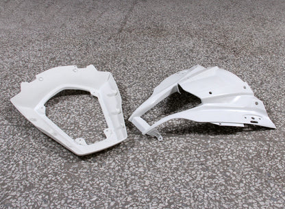 2011-2015 Fairings Plastics Kawasaki ZX10R Ninja White ZX10R  Generic