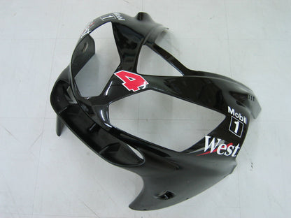 2002-2005 Fairings Kawasaki ZX12R Ninja Black White West  Generic