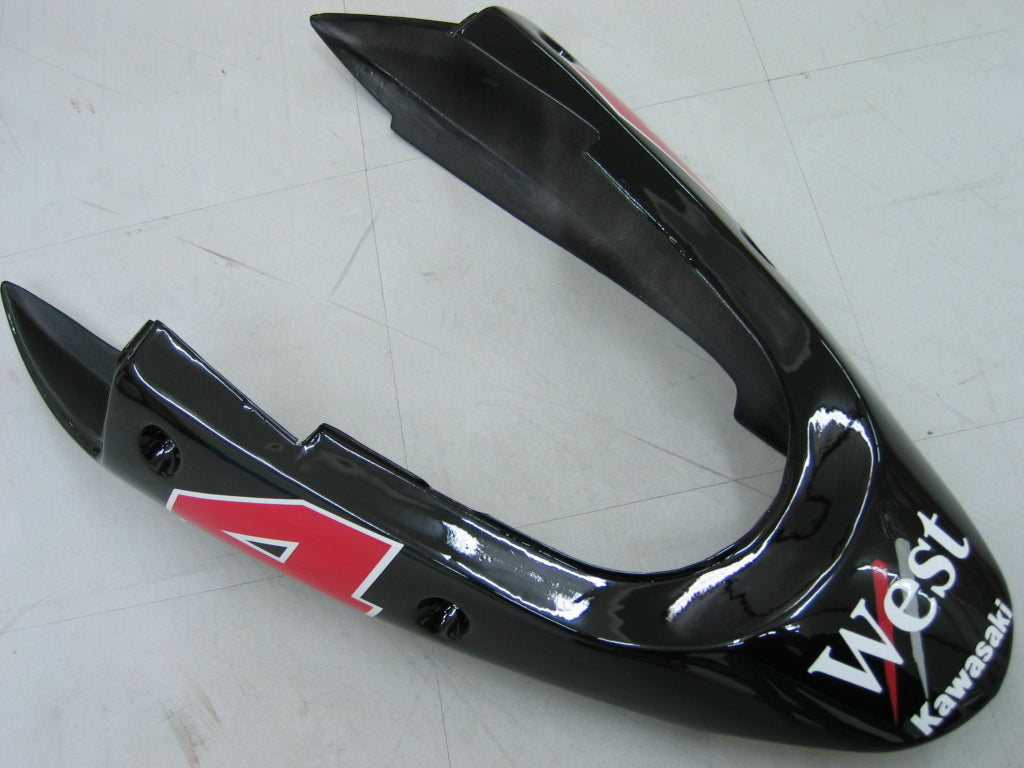 2002-2005 Fairings Kawasaki ZX12R Ninja Black White West  Generic