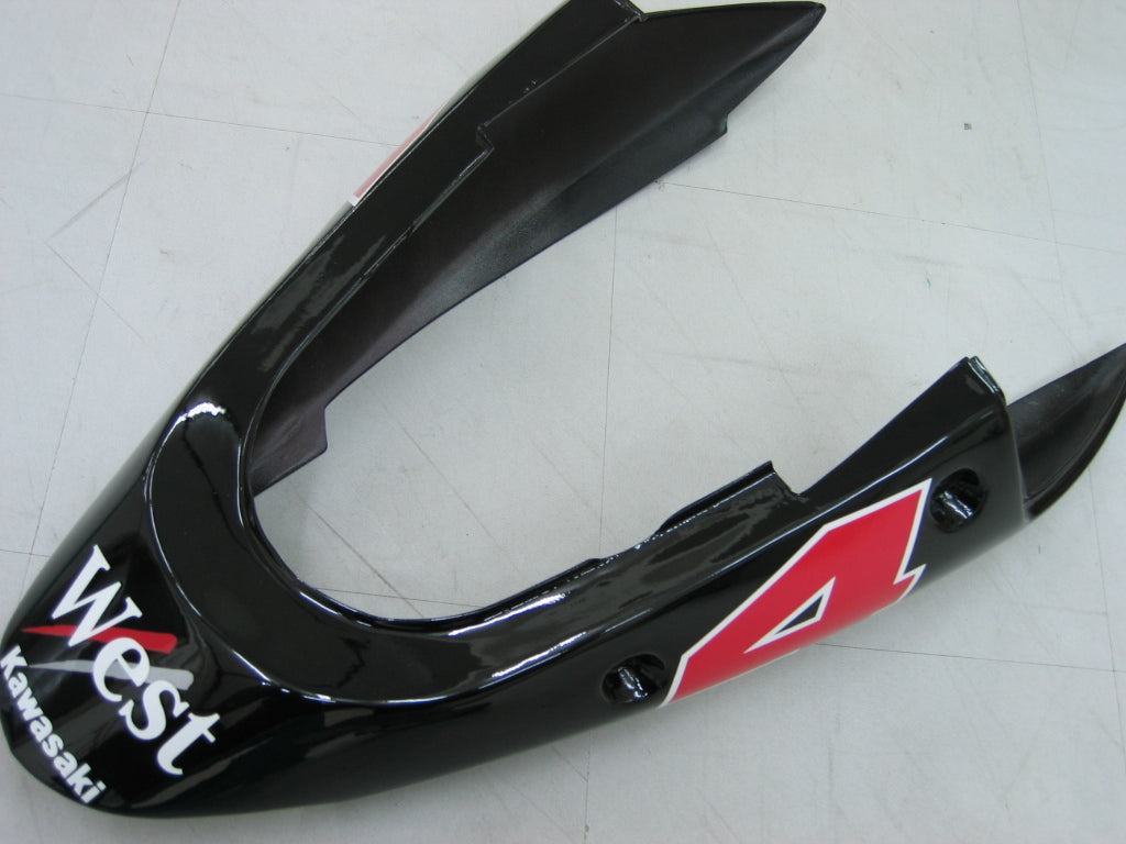 2002-2005 Fairings Kawasaki ZX12R Ninja Black White West  Generic