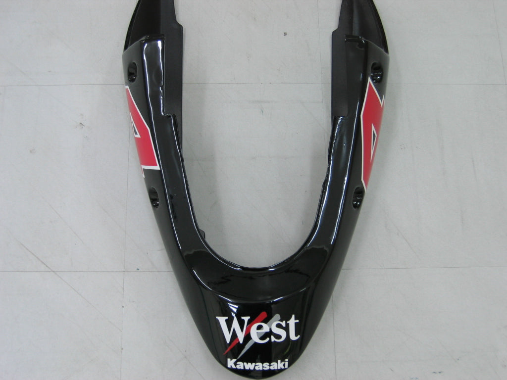 2002-2005 Fairings Kawasaki ZX12R Ninja Black White West  Generic