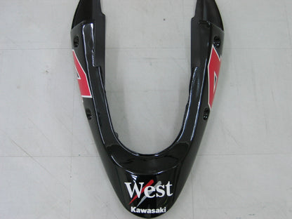 2002-2005 Fairings Kawasaki ZX12R Ninja Black White West  Generic