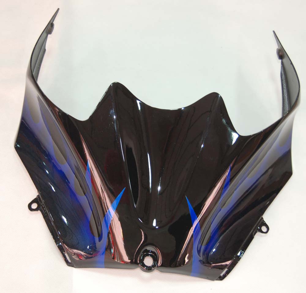 2006-2011 Fairings Kawasaki ZX14R Black & Blue Flame Ninja  Generic