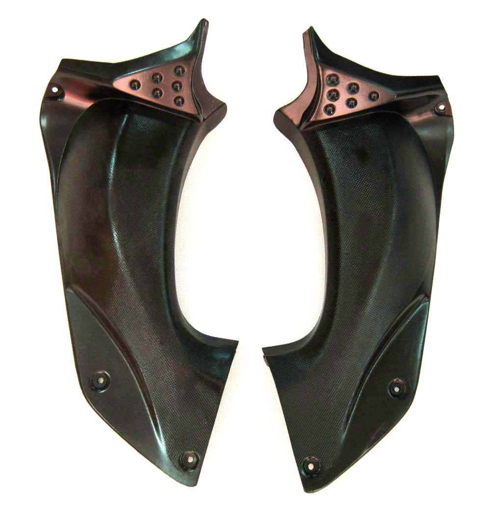 2006-2011 Fairings Kawasaki ZX14R Black & Blue Flame Ninja  Generic